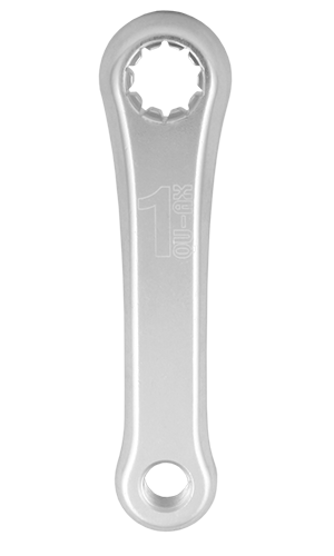 QU-AX ISIS Alukurbeln 114mm (Paar)