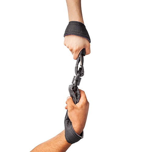Doppelter Handschlaufe mit Wirbel